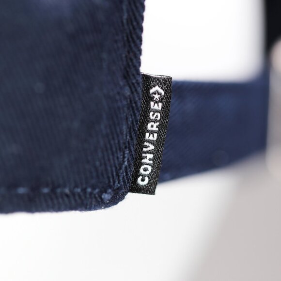 Converse All Star Chuck Taylor Patch Baseball Golf Cap Navy One Size OS New - Picture 6 of 8